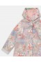 Pelerină de ploaie cu glugă și imprimeu Woodland, roz, Stella McCartney | Haine pentru copii