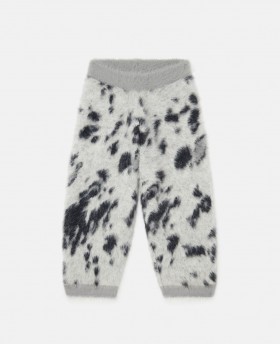 Pantaloni scurți Stella McCartney cu model Appaloosa, ivory | Pantaloni și pantaloni scurți pentru copii