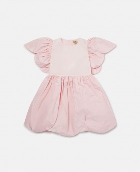  Rochie Stella McCartney cu fustă și panouri petale, roz | Rochii și salopete pentru copii