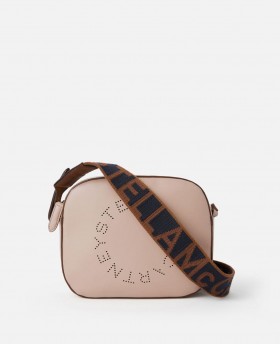  Stella McCartney Geantă mini Stella Logo Blush | Genți crossbody pentru femei