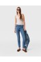 Dámske džínsy Stella McCartney Cropped Skinny Blue