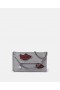  Stella McCartney Falabella Lips peňaženka crossbody kabelka sivá | Dámska ikonická Falabella