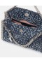  Stella McCartney Falabella Tiny Bouclé Tote Bag Speckled Blue | Dámske mini kabelky a psaníčka