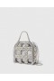  Stella McCartney Falabella Tiny Crystal Cage Tote Bag Silver | Dámska ikonická Falabella