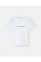  Stella McCartney Logo Oversized Cotton T-shirt Pure White | Dámske mikiny a tričká