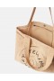  Veľká taška Stella McCartney s logom Raffia, prírodná | Dámske tašky