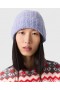  Stella McCartney Pinstripe Logo Beanie Iris | Dámske klobúky a šatky