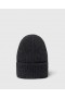  Čiapka Stella McCartney Ribbed Logo Beanie sivá | Dámske klobúky a šatky
