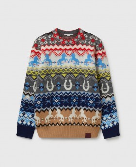  Stella McCartney Fairisle Crewneck sveter viacfarebný | Dámsky pletený tovar