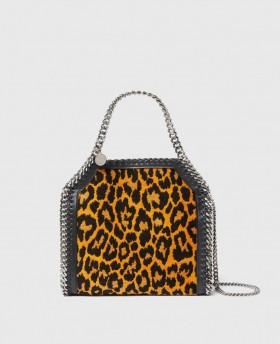  Dámska crossbody kabelka Stella McCartney s leopardím vzorom a mini taškou Falabella
