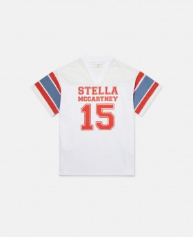  Stella McCartney Varsity Logo Graphic T-shirt White | Detské tričká a topy