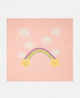 스텔라 매카트니 별 자수 양면 담요 멀티컬러 | 키즈 액세서리