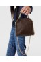  Stella McCartney Falabella mala torba s reljefnim uzorkom, čokoladno smeđa | Žene Stella Icons