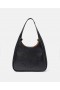  Stella McCartney Logo Slouchy Hobo torba Pitch Black | Ženske torbe
