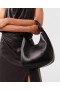  Stella McCartney Logo Slouchy Hobo torba Pitch Black | Ženske torbe