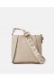  Stella McCartney Logo Square Crossbody Torba Krem | Ženske Crossbody Torbe