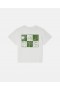 Stella McCartney Brand Boxer Check T-shirt Cream | Barn T-shirts Och Sweatshirts