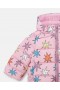  Stella McCartney Bright Stars Pufferjacka Rosa Flerfärgad | Barn Baby Flickor