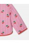  Stella McCartney Körsbärsmönstrad Quiltad Jacka Rosa | Barn Ytterkläder