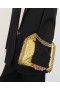  Stella McCartney Crinkled Metallic Falabella Mini Tote Bag Guld | Dam Den ikoniska Falabella