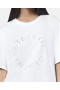  Stella McCartney Diamanté Logo T-shirt Ren Vit | Damtröjor Och T-shirts