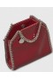  Stella Mccartney Falabella Tiny Tote Skrynklig Patentväska Vinröd | Dam Stella Icons