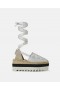  Stella Mccartney Gaia Platå Espadriller Silver | Dam Espadriller