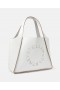  Stella McCartney Logo Stor Tote Bag Vit | Dam Toteväskor