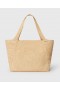  Stella McCartney Logo Raffia Stor Tote Bag Naturfärgad | Dam Axelväskor