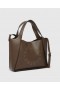  Stella McCartney Logo Top Handle Crossbody Tote Bag Chokladbrun | Dam Stella Icons