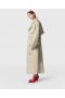  Stella McCartney Trenchcoat med överdimensionerad skärp, sand | Damjackor och rockar