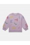 Stella McCartney Stella Mönstrad Sweatshirt Rosa | Barntröjor & Koftor