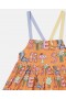 Stella Mccartney Stella Woodland Lettering Ärmlös Klänning Orange | Barnklänningar & Jumpsuits