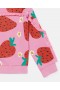  Stella McCartney Jordgubbsmönstrad Franströja Rosa | Barn T-shirts Och Toppar