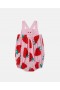  Stella McCartney Jordgubbsmönstrad Sparkdräkt Rosa | Barn Baby Flickor