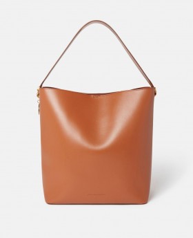  Stella Mccartney Frayme Whipstitch Tote Bag Brun | Dam Väskor med Topphandtag