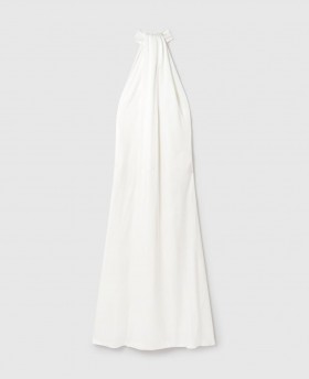  Stella McCartney Halterneck Panel Maxiklänning Vit | Damklänningar