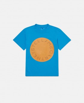  Stella McCartney Logotyp T-shirt Blå | Barn T-shirts Och Sweatshirts