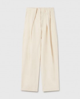  Stella McCartney Slouchy Paneled Pants Buttercream | Dambyxor och shorts