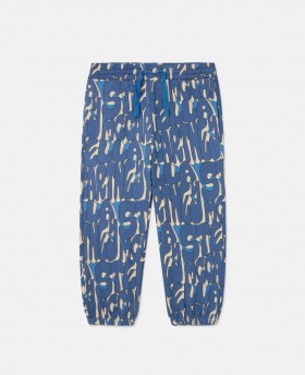  Stella McCartney Stella Print Sweatpants Blå Flerfärgade | Barnbyxor och Shorts