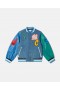 Stella Mccartney Marka Baş Harfli İşlemeli Varsity Bomber Ceket Çok Renkli | Çocuk Dış Giyim