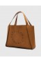  Stella Mccartney Logolu Büyük Boy Tote Çanta Brandy | Kadın Tote Çantaları