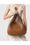  Stella Mccartney Logolu Bol Hobo Tote Çanta Brandy | Kadın Omuz Çantaları
