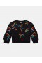  Stella Mccartney Kurdele Baskılı Fırfırlı Sweatshirt Çok Renkli | Çocuk Kazakları ve Hırkaları