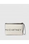  Stella Mccartney Smc Kanvas Çanta Ekru ve Siyah | Kadın Cüzdanları