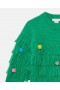 Suéter de punto verde con árbol de Navidad de Stella McCartney | Suéteres y cárdigans para niños