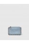  Tarjetero con cremallera Stella McCartney Falabella Azul Zafiro | Estuches para tarjetas de mujer