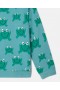  Sudadera azul con cuello redondo y estampado de ranas de Stella McCartney | Camisetas y sudaderas para niños