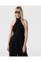  Mono negro con cuello halter y paneles de Stella McCartney | Monos de mujer