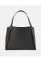 Bolso tote grande con logo de Stella McCartney, negro | Iconos de Stella para mujer